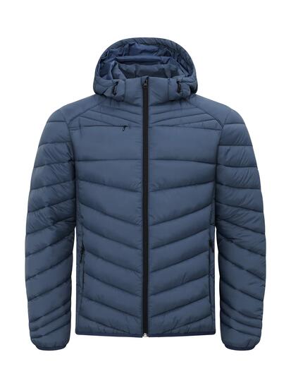 clique Veste Idaho légère et chaude en polyamide recyclé – Fog Blue