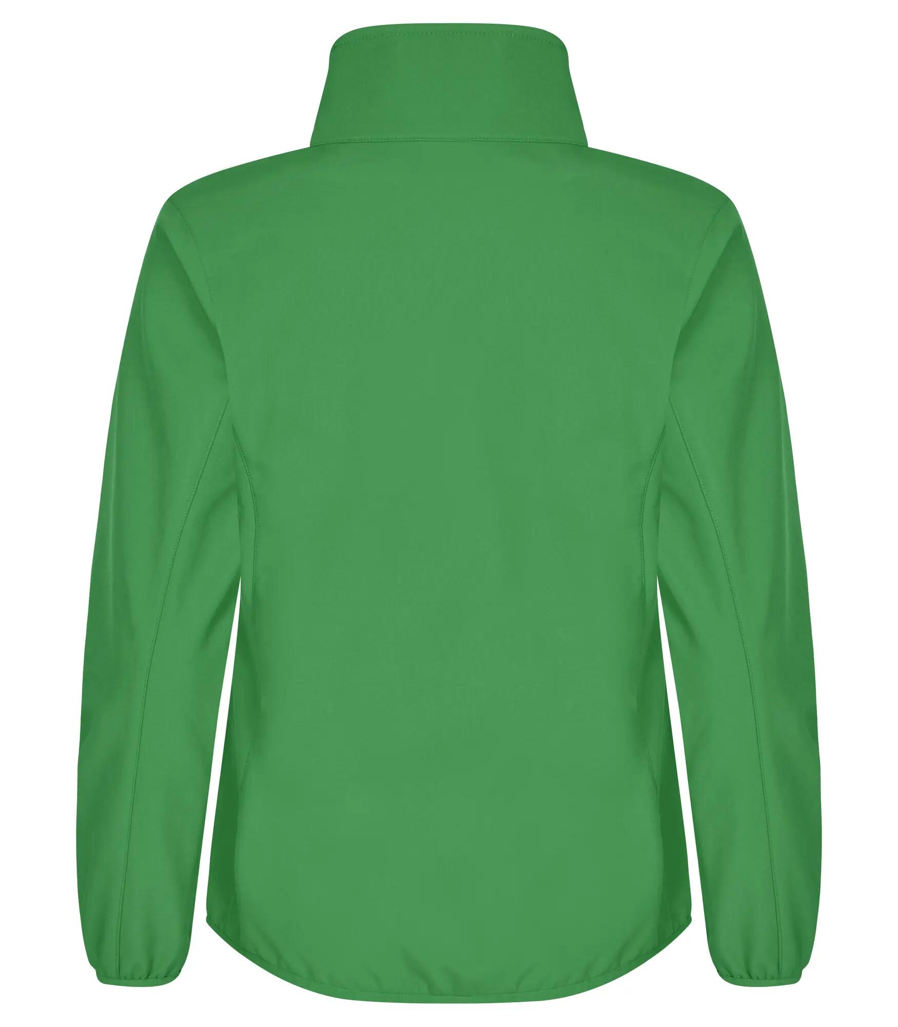 clique Classic Softshell Jacket Dames van gerecycled polyester – Apple green 2/4