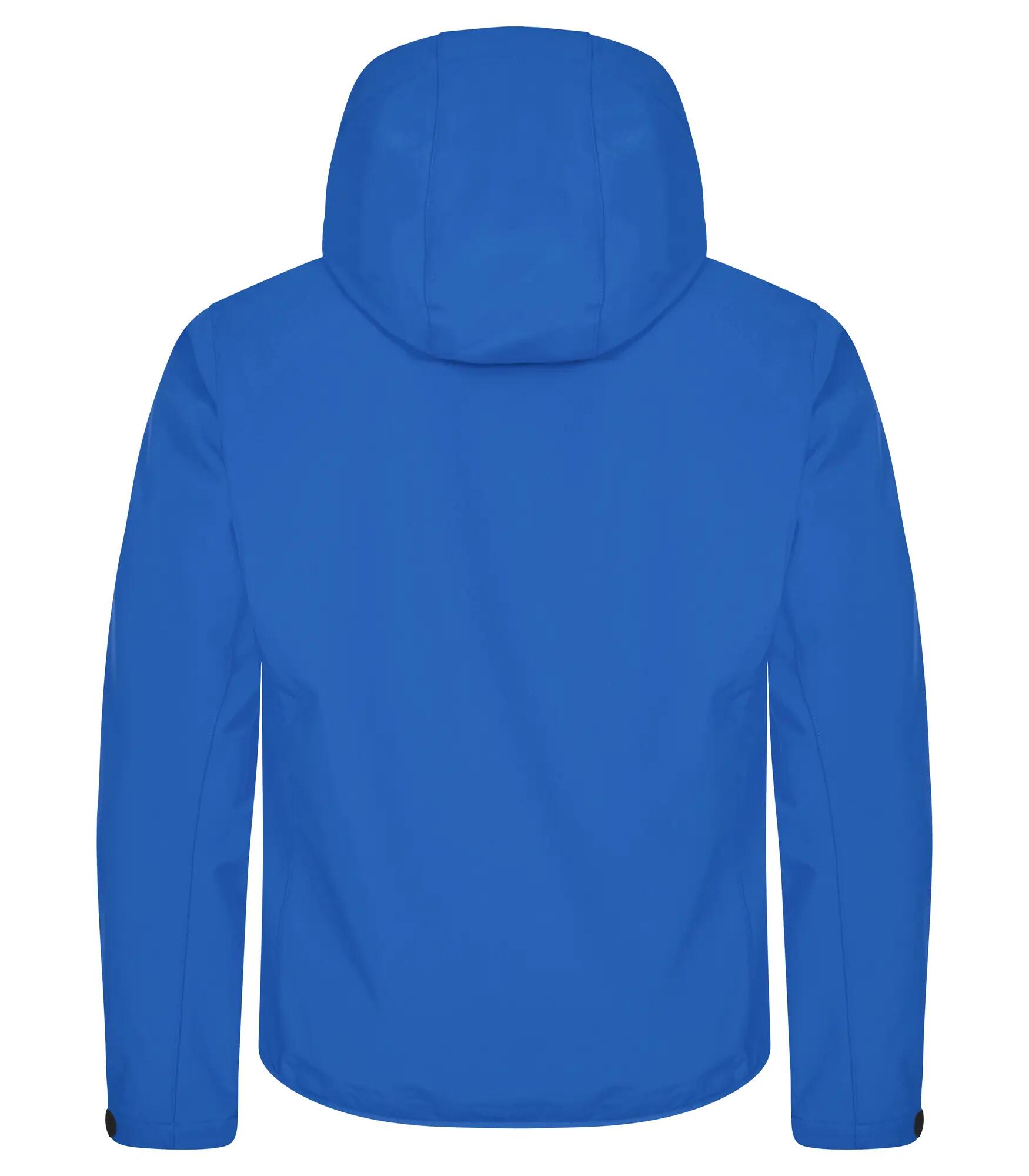 clique Classic Softshell Hoody – 96% Poliéster Reciclado – Royal blue 2/4