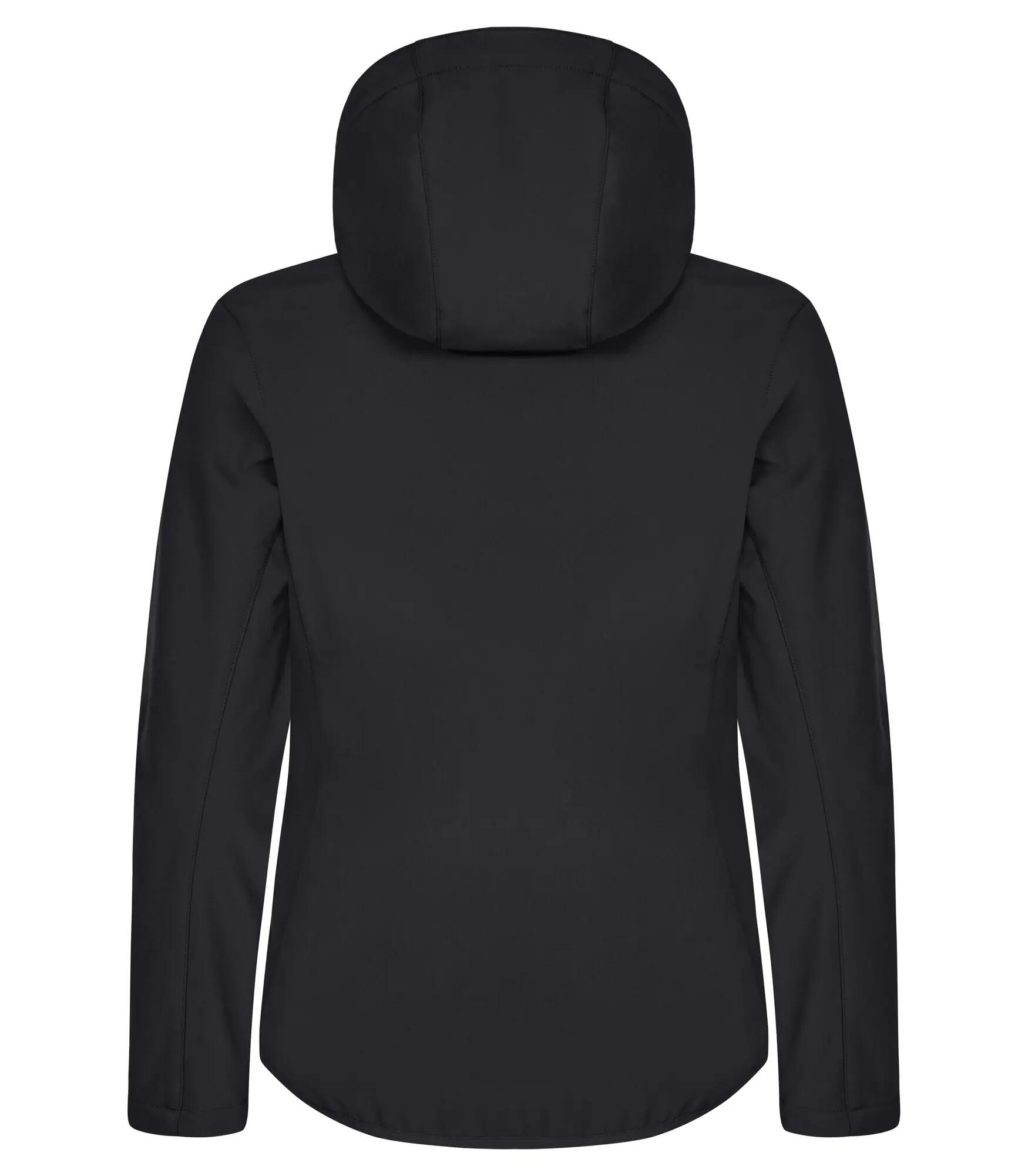 clique Softshell con Capucha Mujer - 3 capas, poliéster reciclado – Black 2/4