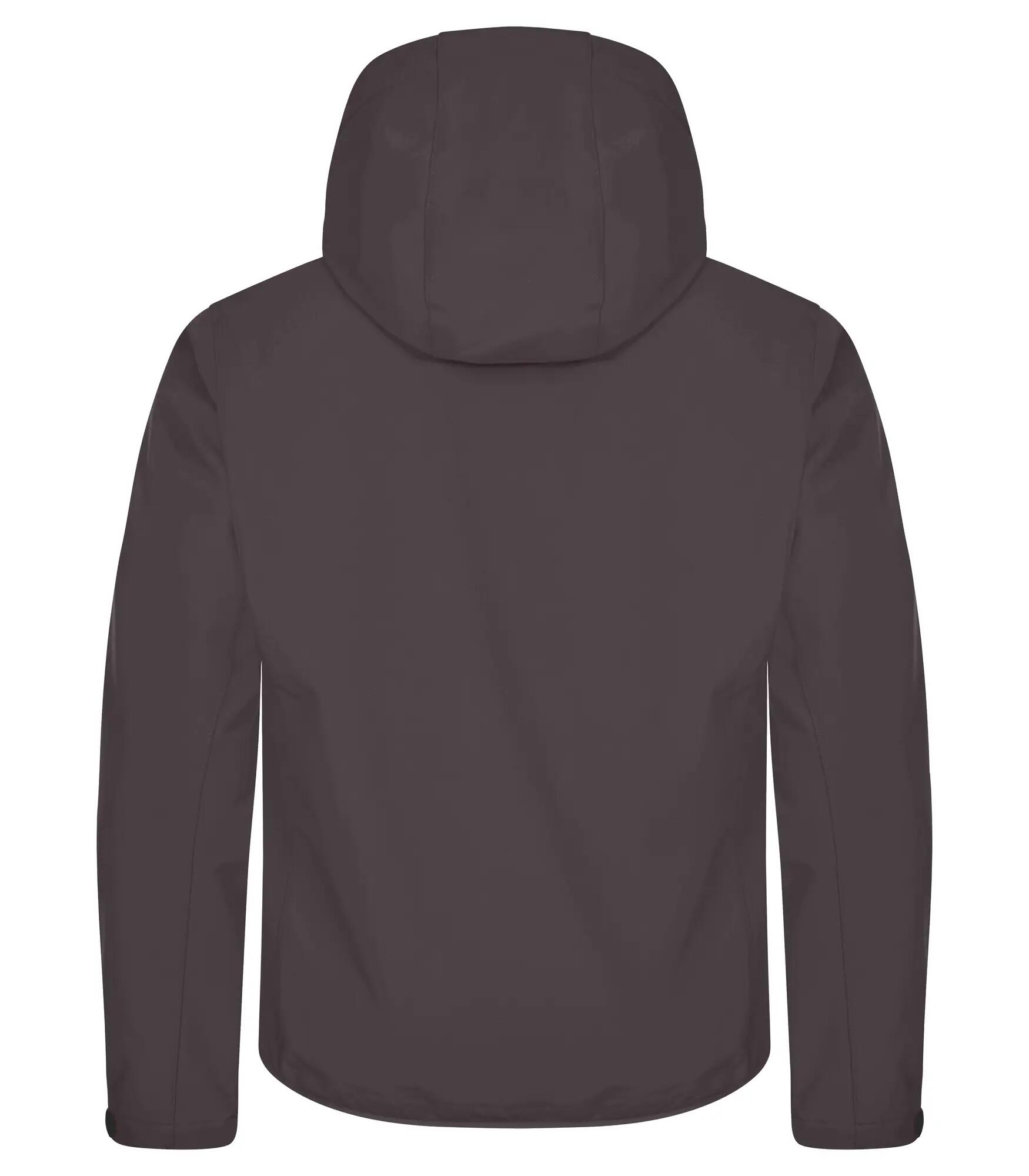 clique Classic Softshell Hoody en polyester recyclé - Dark grey 2/4