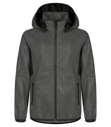 clique Willmar Junior reflektierende Windjacke für Kinder – Reflective grey