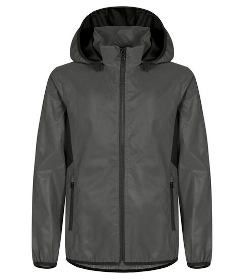 clique Willmar Junior reflektierende Windjacke für Kinder – Reflective grey
