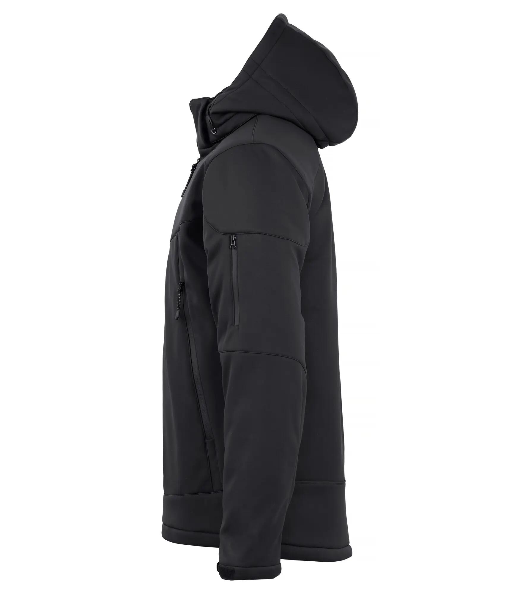 clique Grayland Casaco softshell acolchoado homem — impermeável – Black 3/4