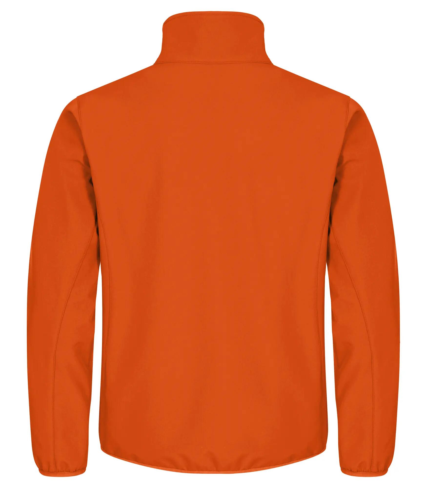 clique Classic Softshell Jas van Gerecycled Polyester – Heren – Blood Orange 2/4