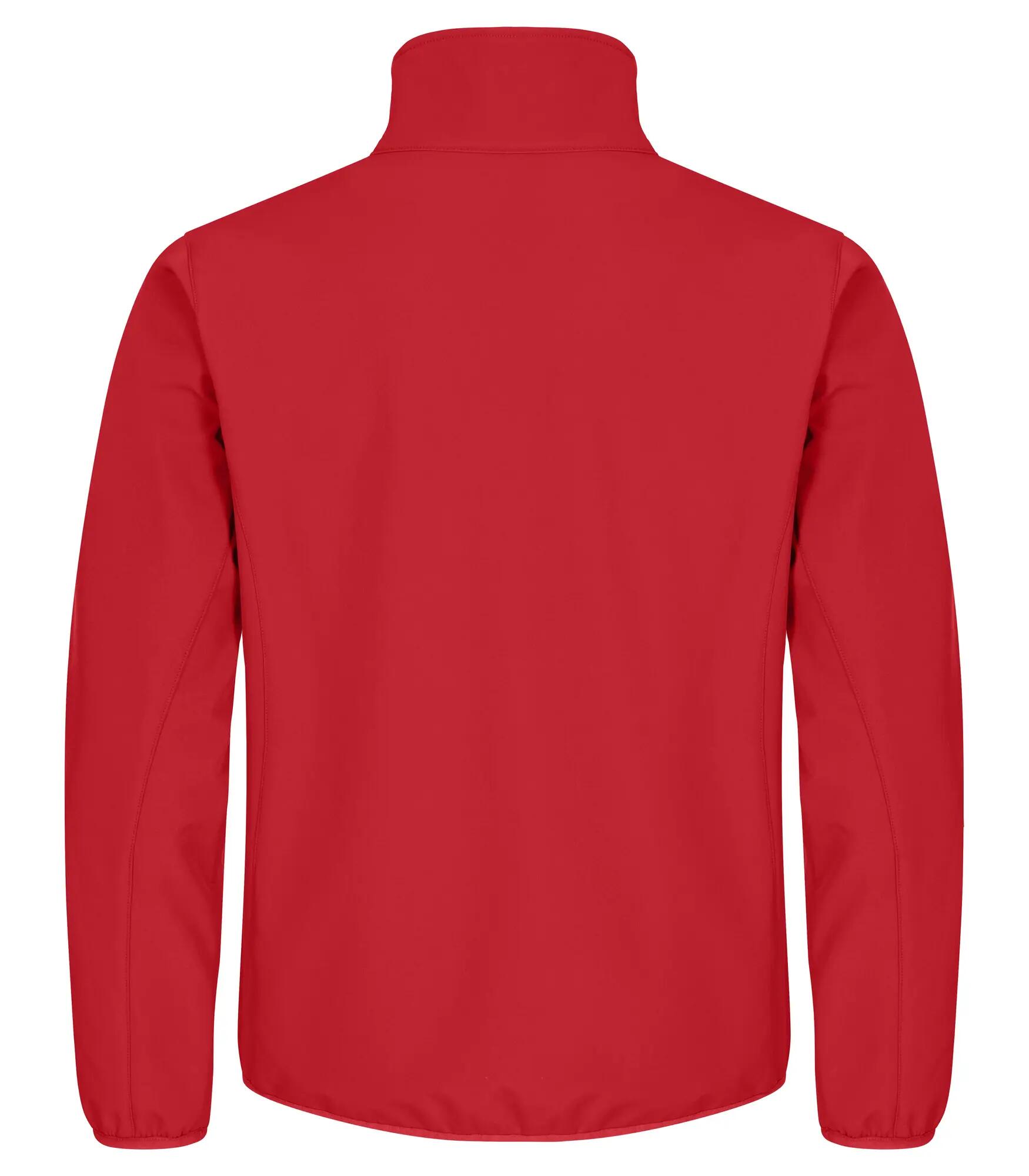 clique Classic Softshell Jacket em poliéster reciclado — 3 camadas – Red 2/4