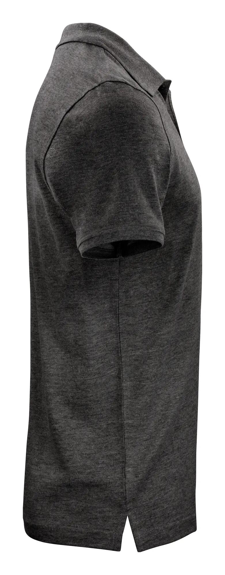 clique Classic OC Polo aus Bio-Baumwolle – anthracite melange 4/4