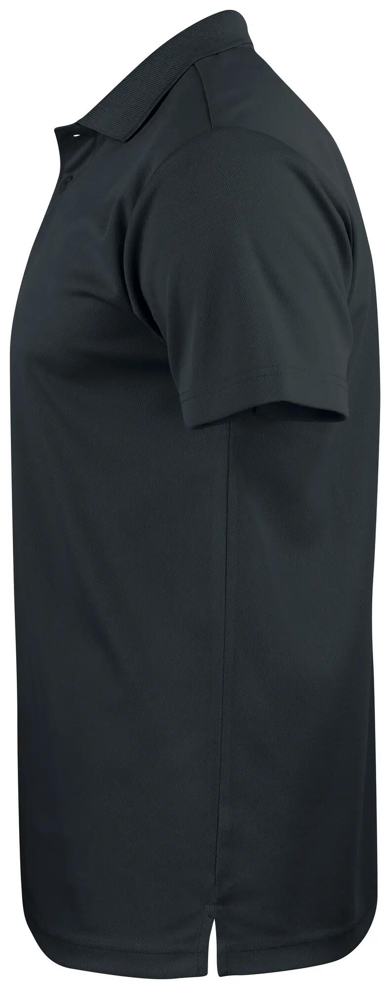 clique Basic Active Polo – black 3/4