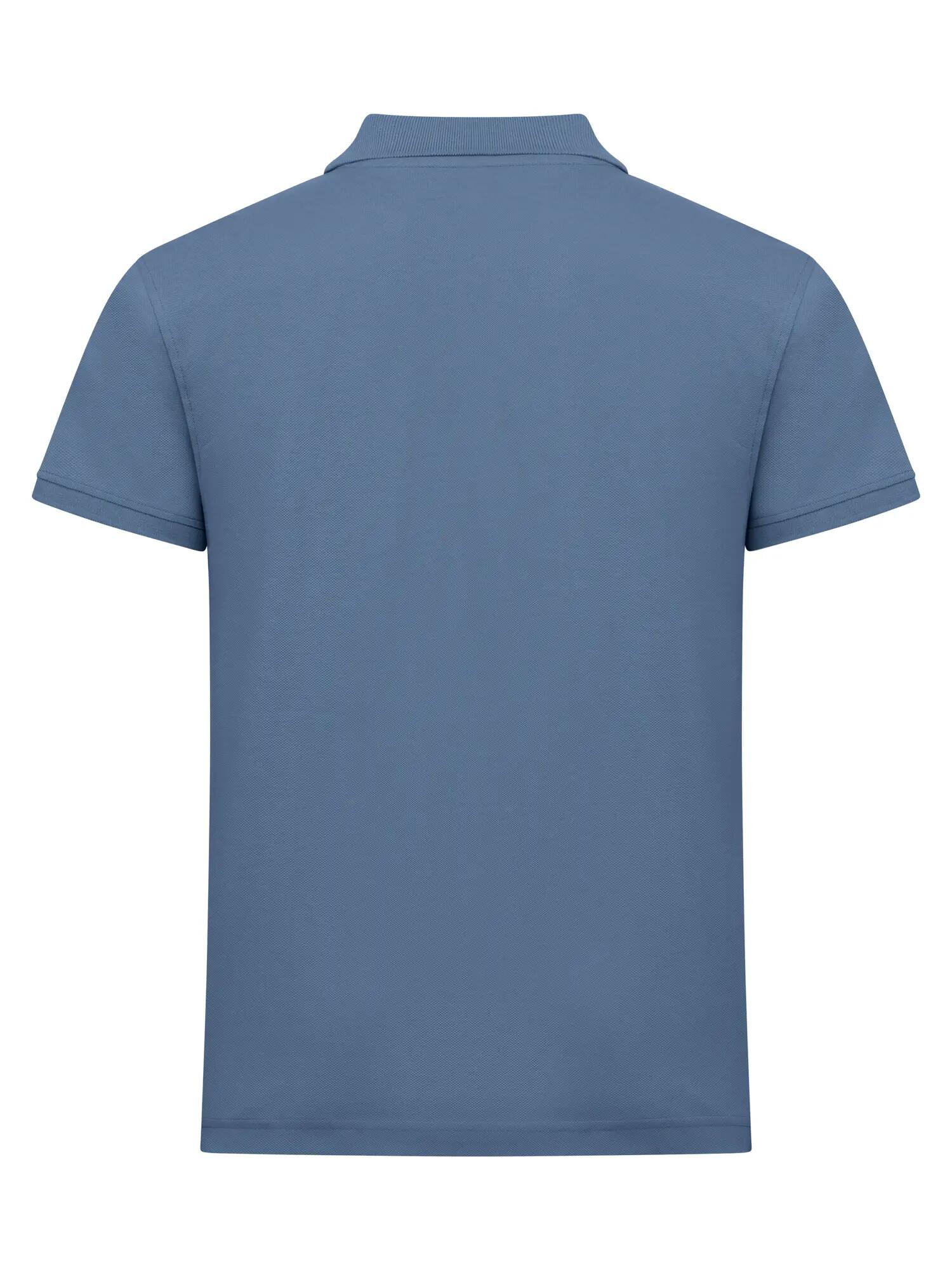 clique Classic Lincoln S/S Polo – moderner Schnitt, 100% Baumwolle – Steel Blue 4/4