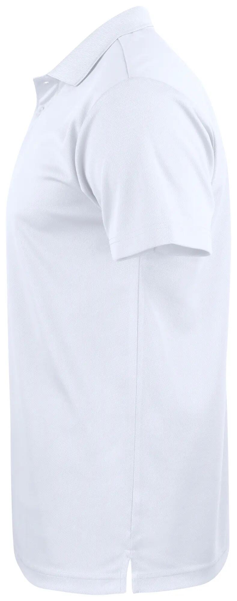 clique Basic Active Polo – white 3/4