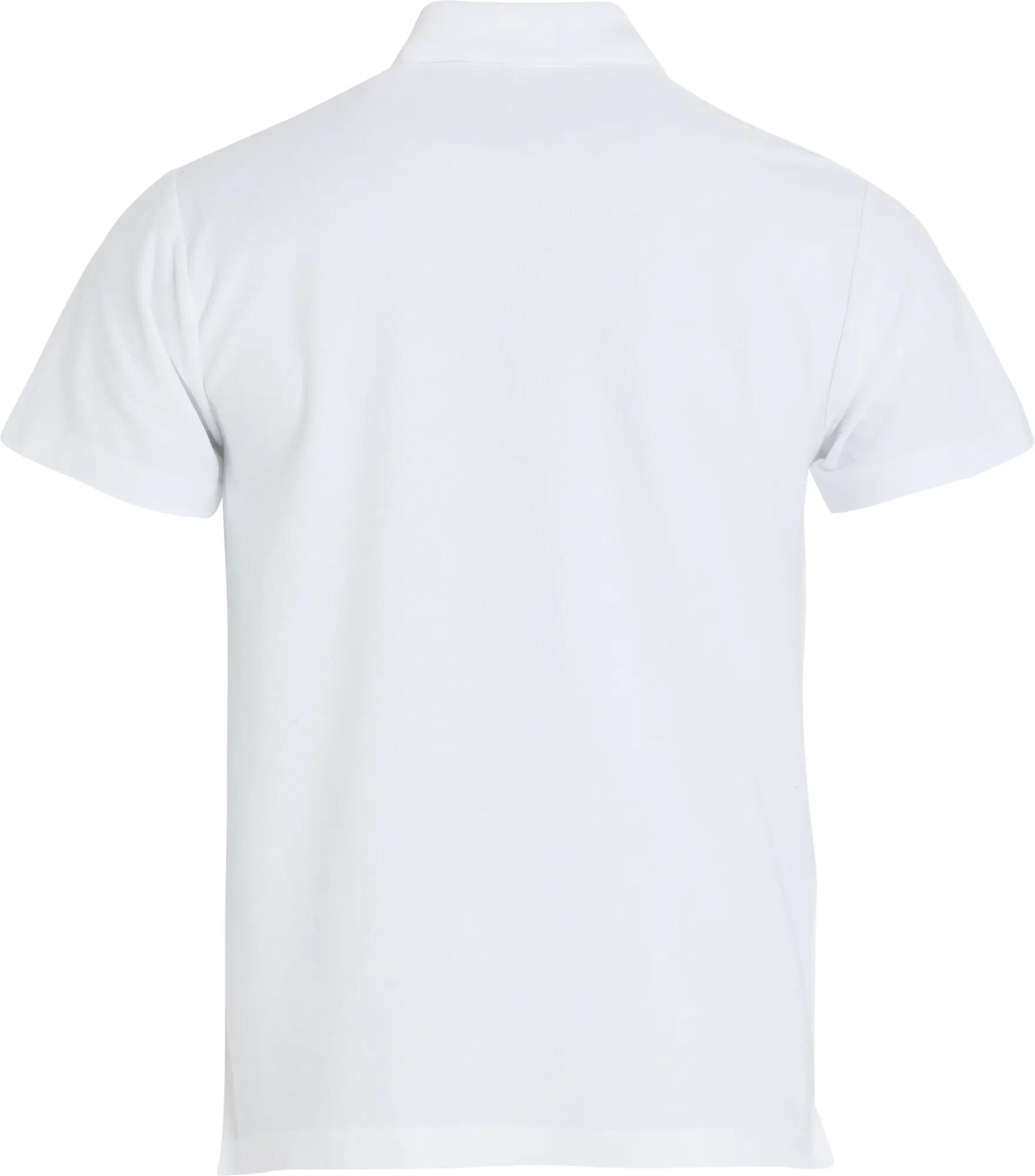 clique Basic Polo S/S Junior branco em poliéster – white 2/4