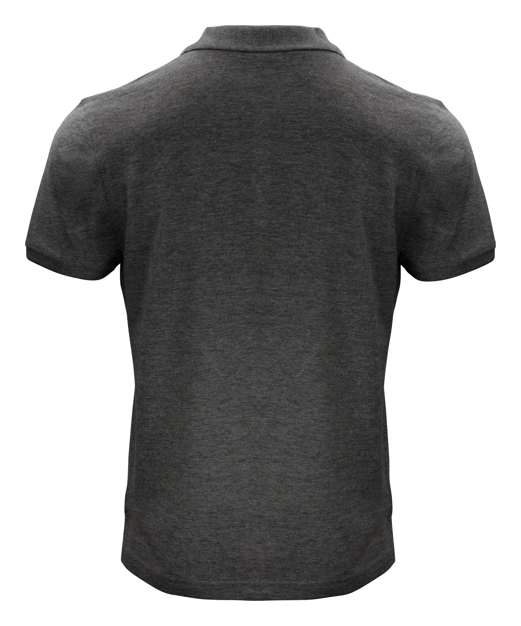 clique Classic OC Polo aus Bio-Baumwolle – anthracite melange 2/4