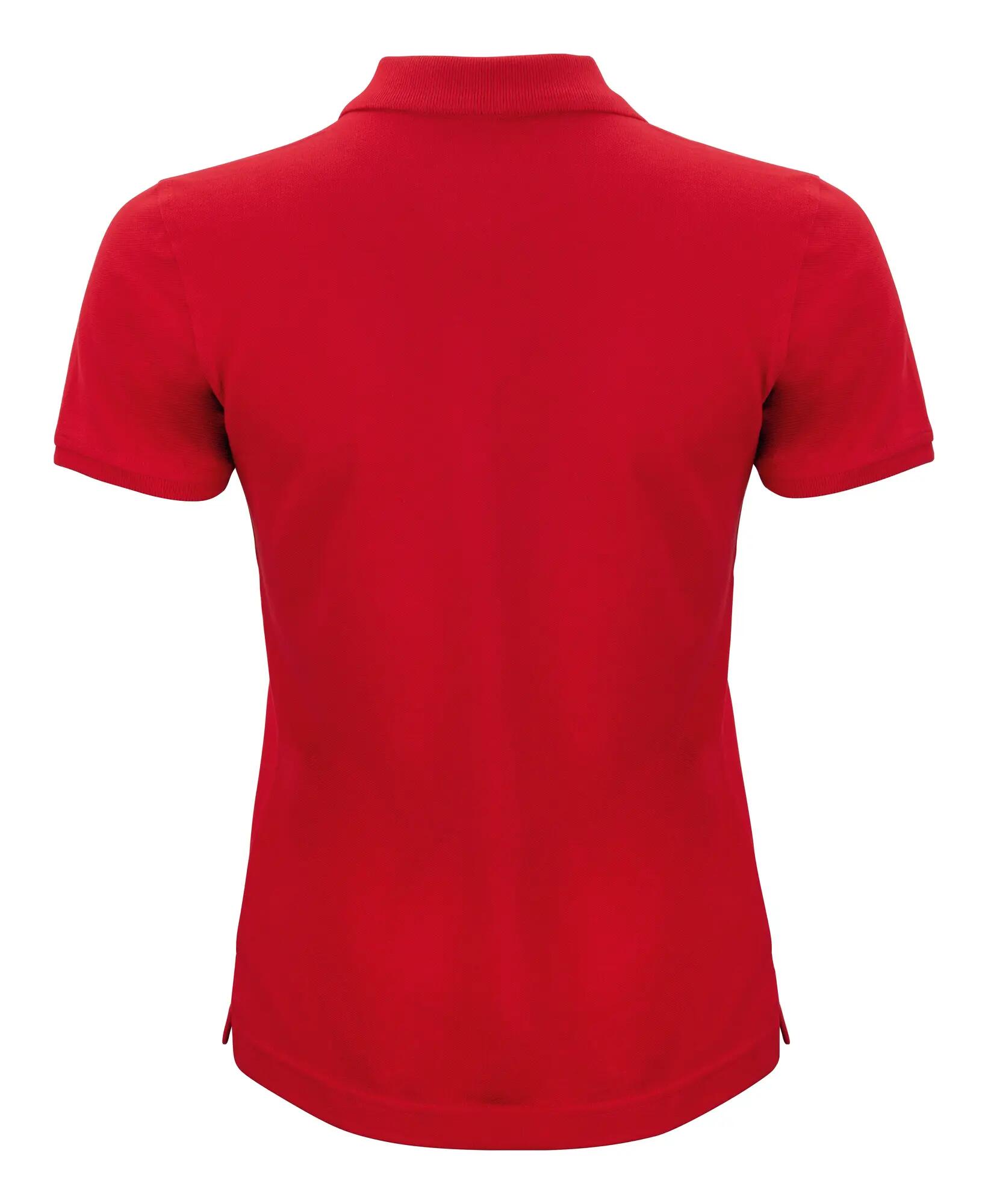 clique Classic OC Polo Women – 100% algodão biológico, corte clássico – red 2/4