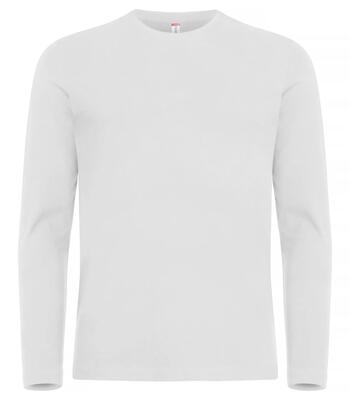 Clique premium fashion-t l/s – premium long sleeve t-shirt – white