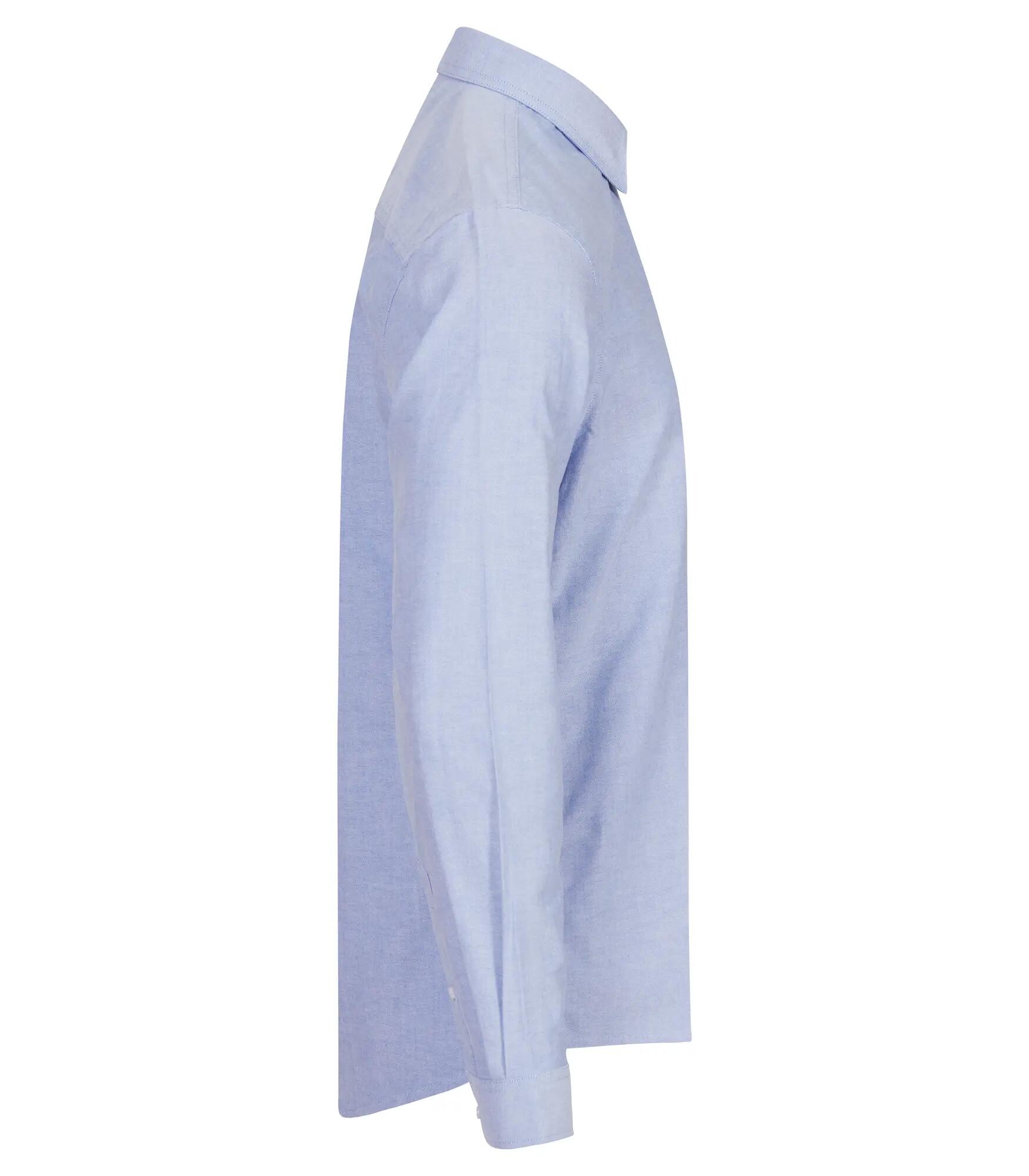 clique Oxford Oxford-Hemd Langarm 100% Baumwolle – royal blue 7/7