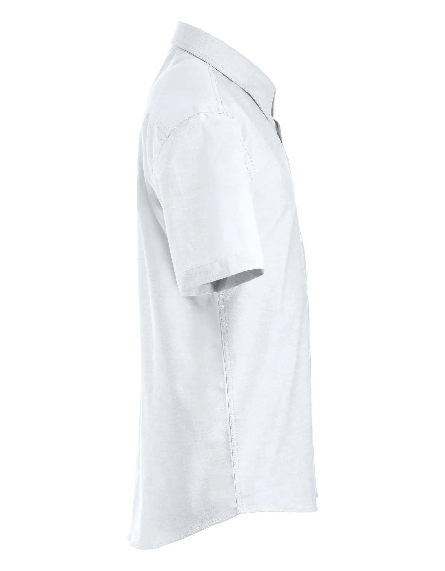 clique Cambridge Camisa Oxford manga corta 100% algodón – white 4/4