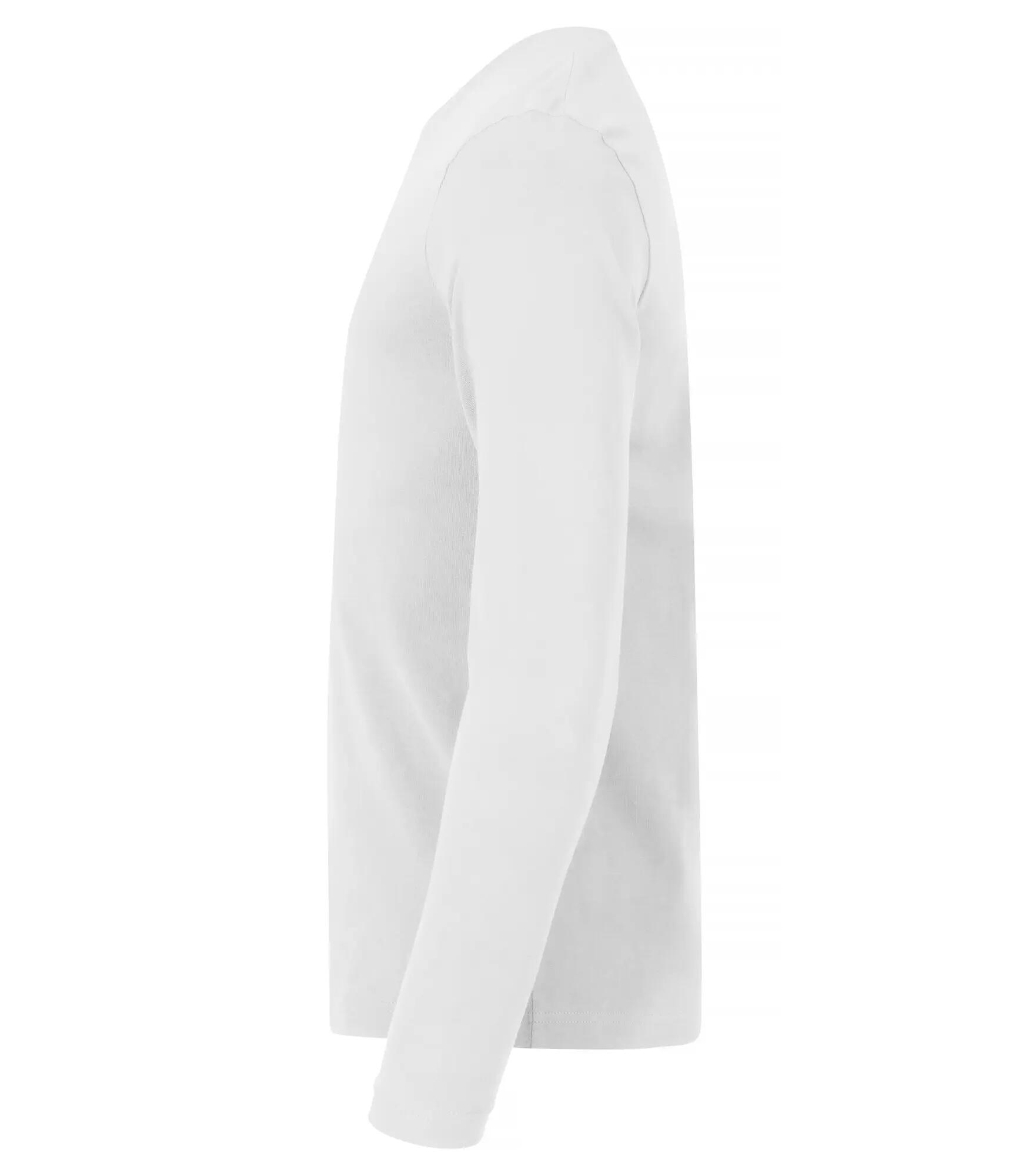 clique Premium Fashion-T L/S – Premium Langarm-T-Shirt – White 3/4