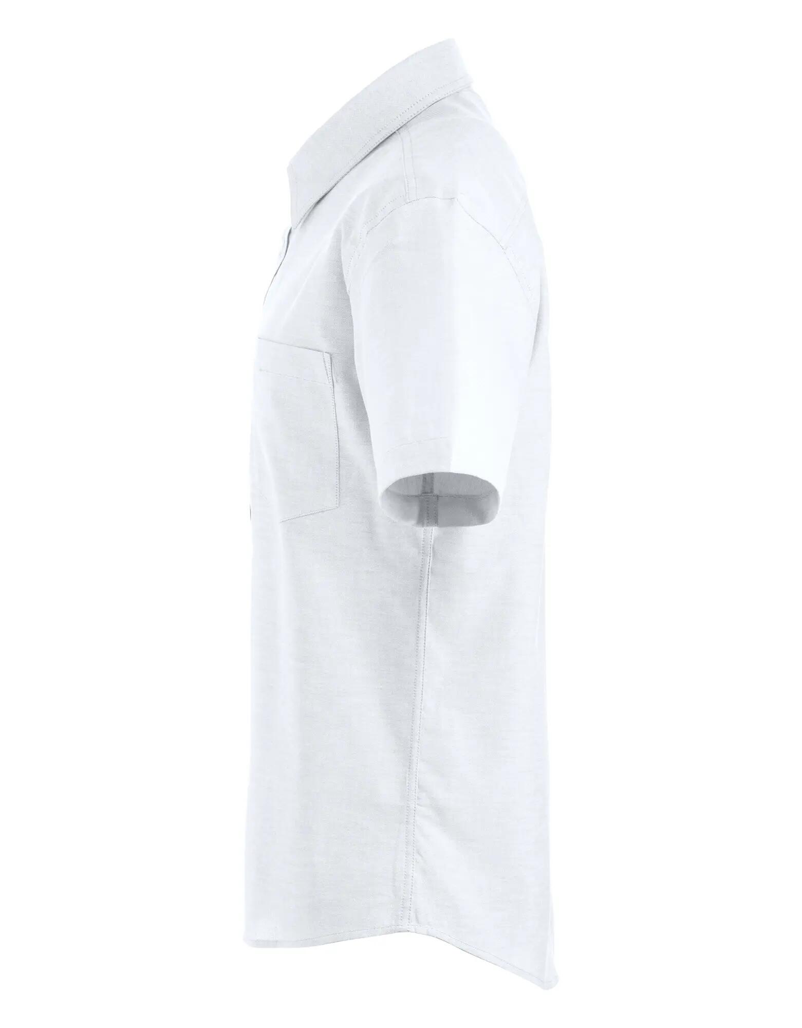 clique Cambridge Camisa Oxford manga corta 100% algodón – white 3/4