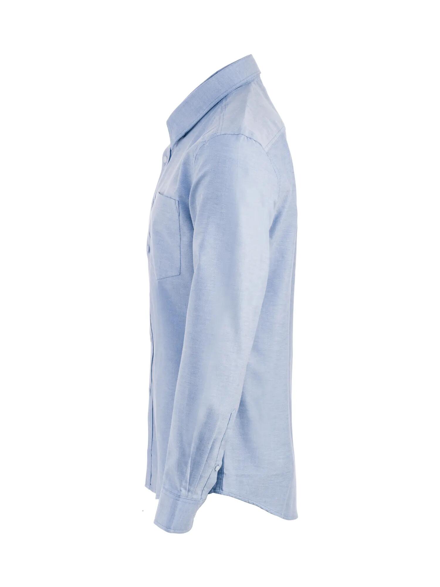 clique Oxford Oxford-Hemd Langarm 100% Baumwolle – royal blue 5/7