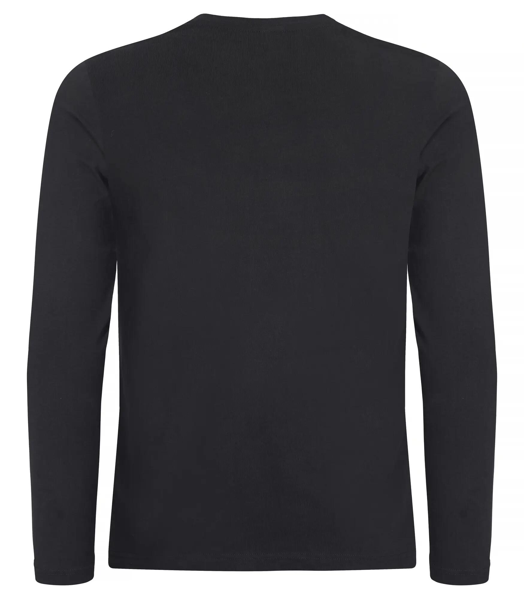 clique Premium Fashion-T L/S – T-shirt de manga comprida premium – Black 2/4