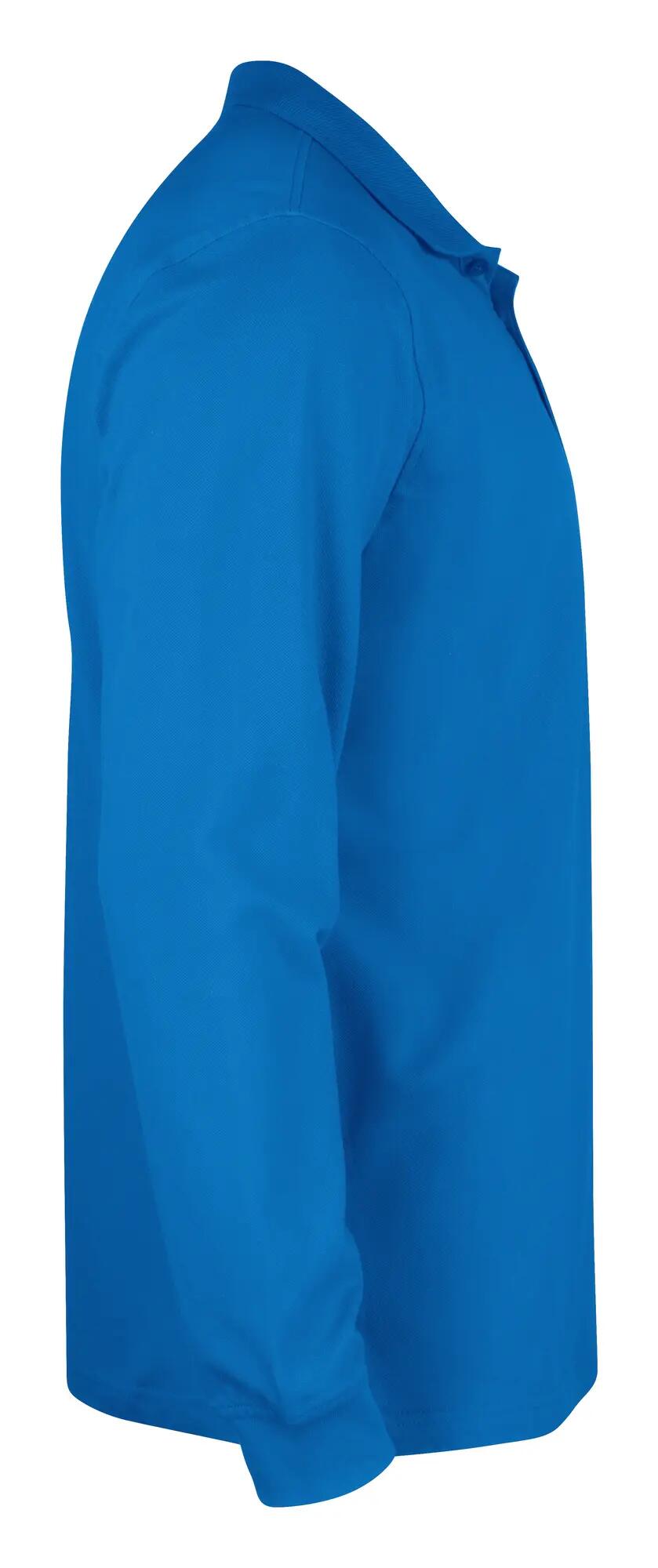 clique Basic Polo Manga Longa Junior 100% algodão – ajuste perfeito – royal blue 4/4