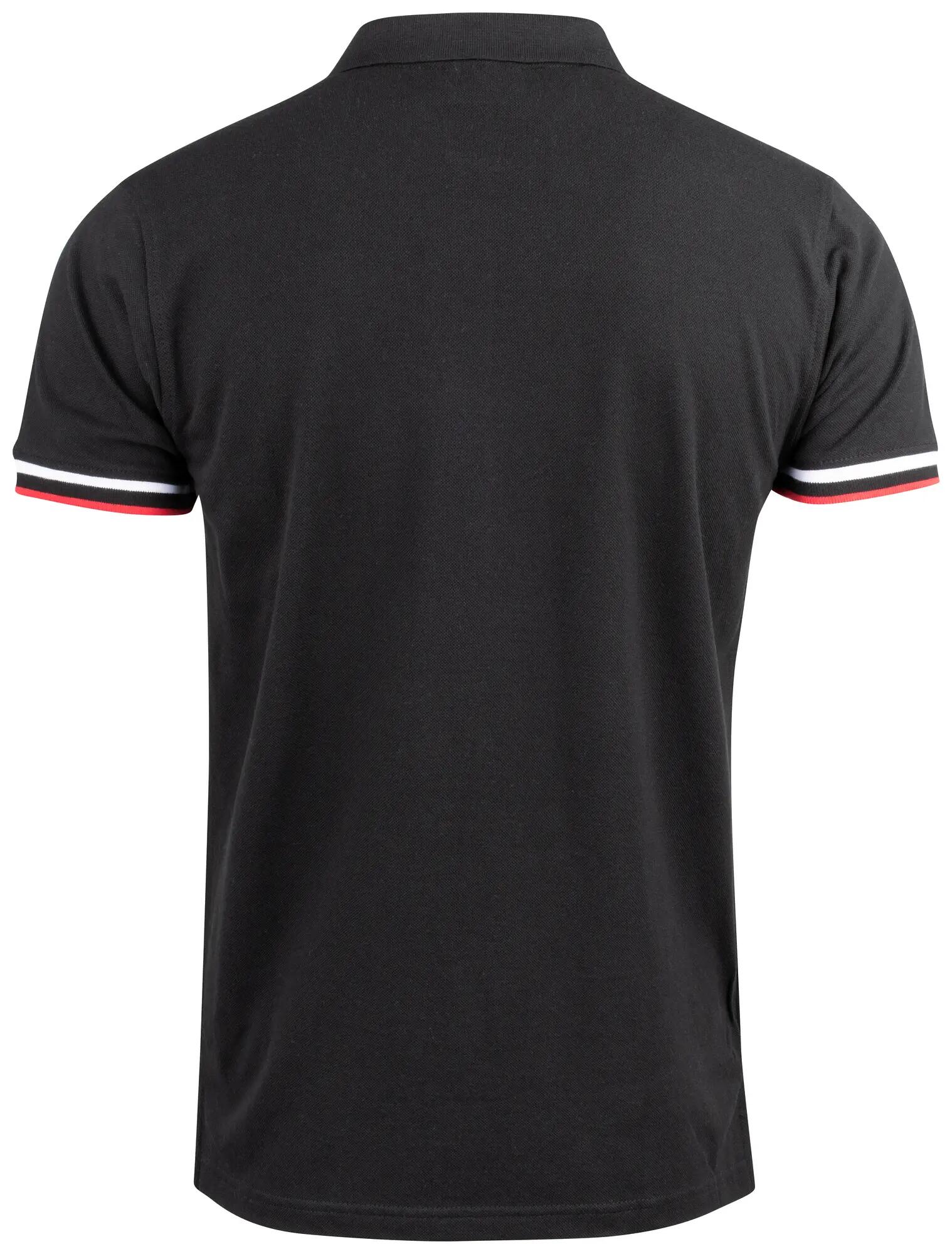 clique Herren-Poloshirt Newton aus 100% gekämmter Baumwolle - schwarz – black 2/4
