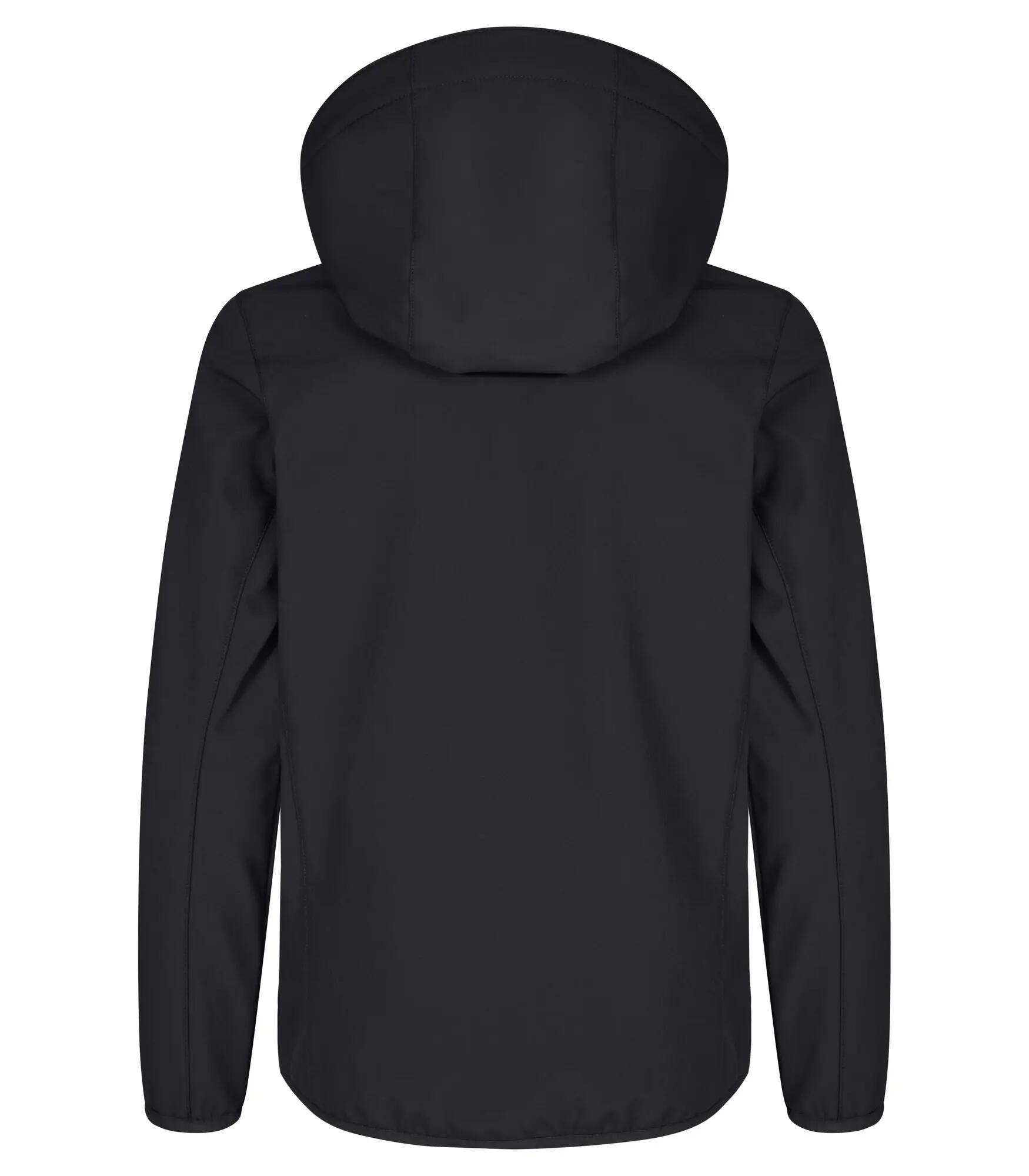 clique Casaco Softshell Classic Junior - 3 camadas, poliéster reciclado – Black 2/4