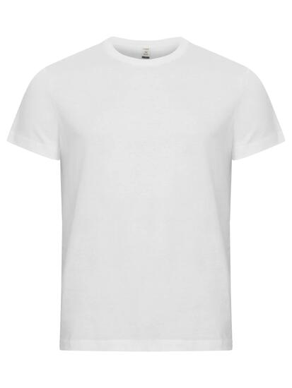 clique Classic OC-T T-shirt homme en coton bio blanc – white