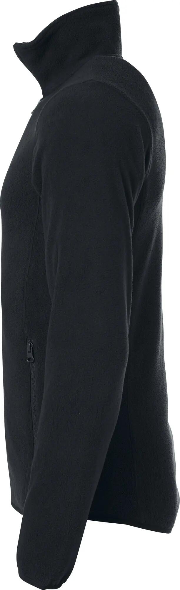 clique Basic Polar Fleece Jacket – black 3/4