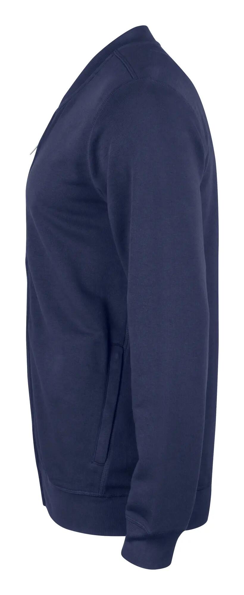 clique Premium OC Cardigan mit Reißverschluss aus Bio-Baumwolle – dark 3/4