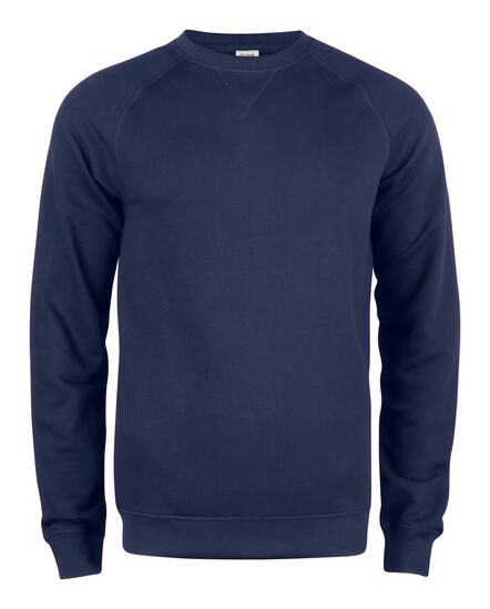 clique Premium OC Roundneck męska bluza z organicznej bawełny i poliestru z