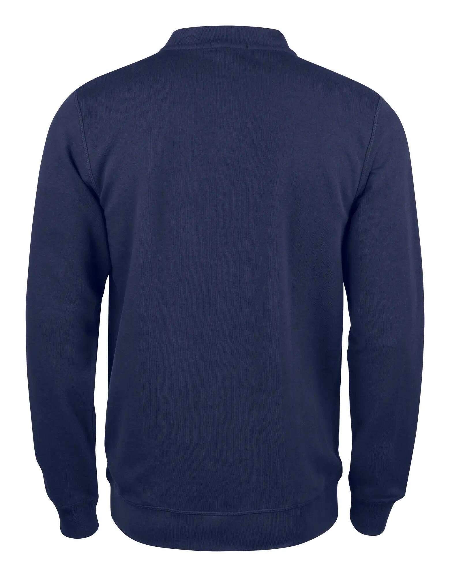 clique Premium OC Cardigan mit Reißverschluss aus Bio-Baumwolle – dark 2/4