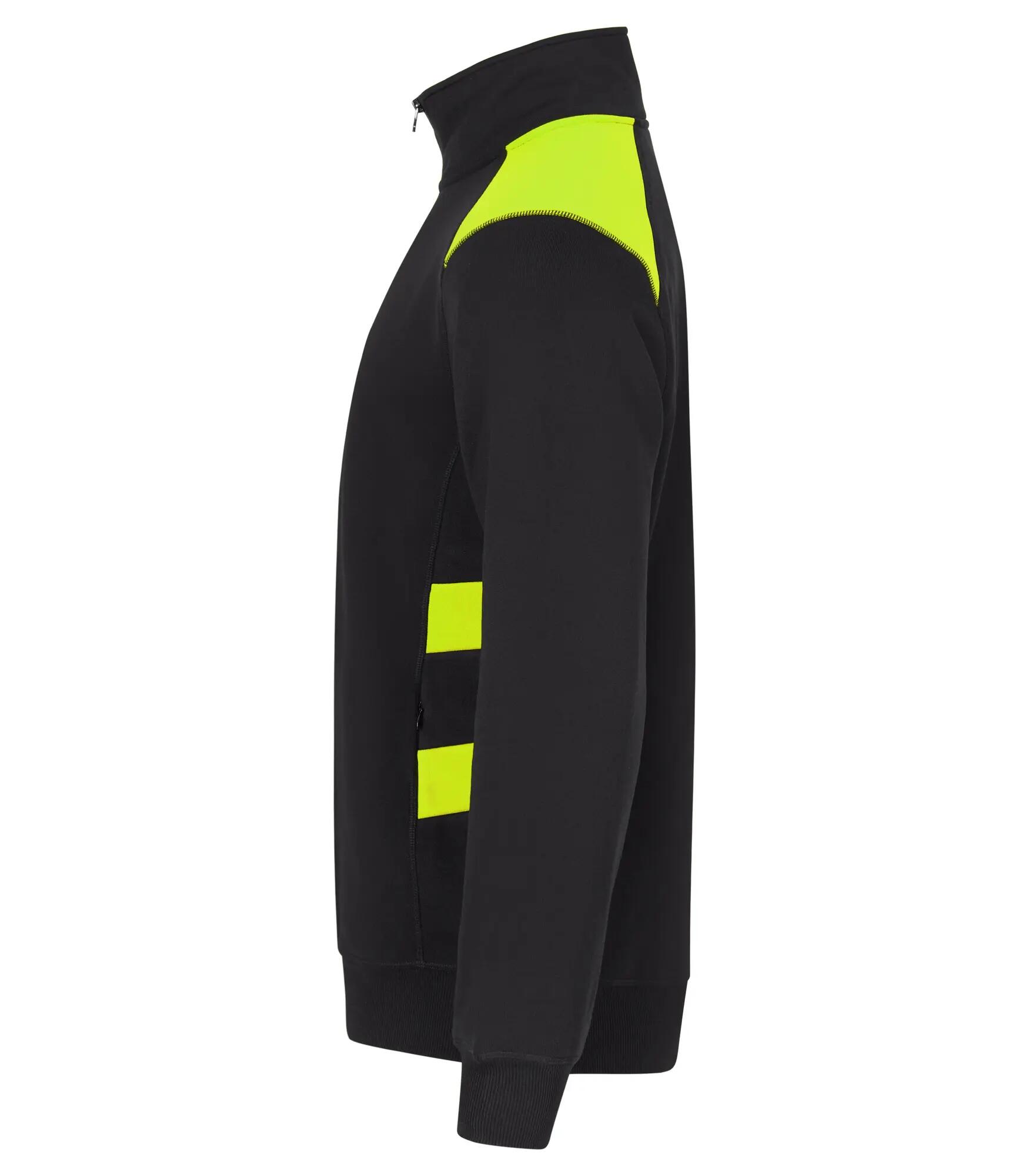 clique Ambition Half Zip – Visib Yellow 3/4