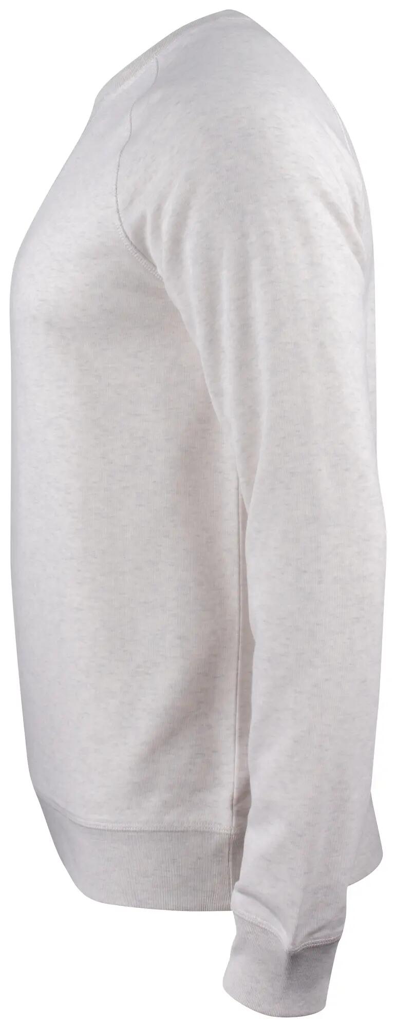 clique Premium OC Roundneck heren sweater van biologische katoenmix – nature 3/4