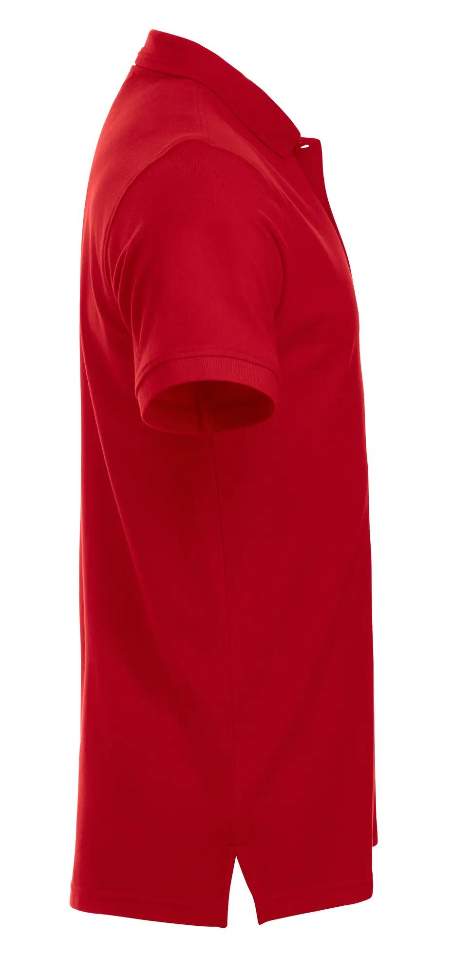 clique Polo Manhattan vermelho com riscas jacquard na gola – red 4/4