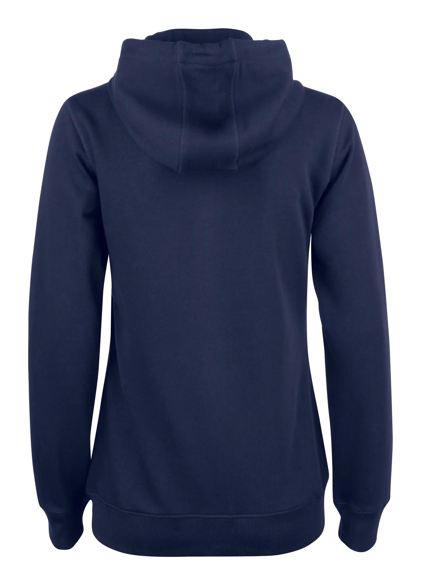 clique Premium OC Hoody Full Zip Women - felpa con zip in cotone bio – dark navy 2/4