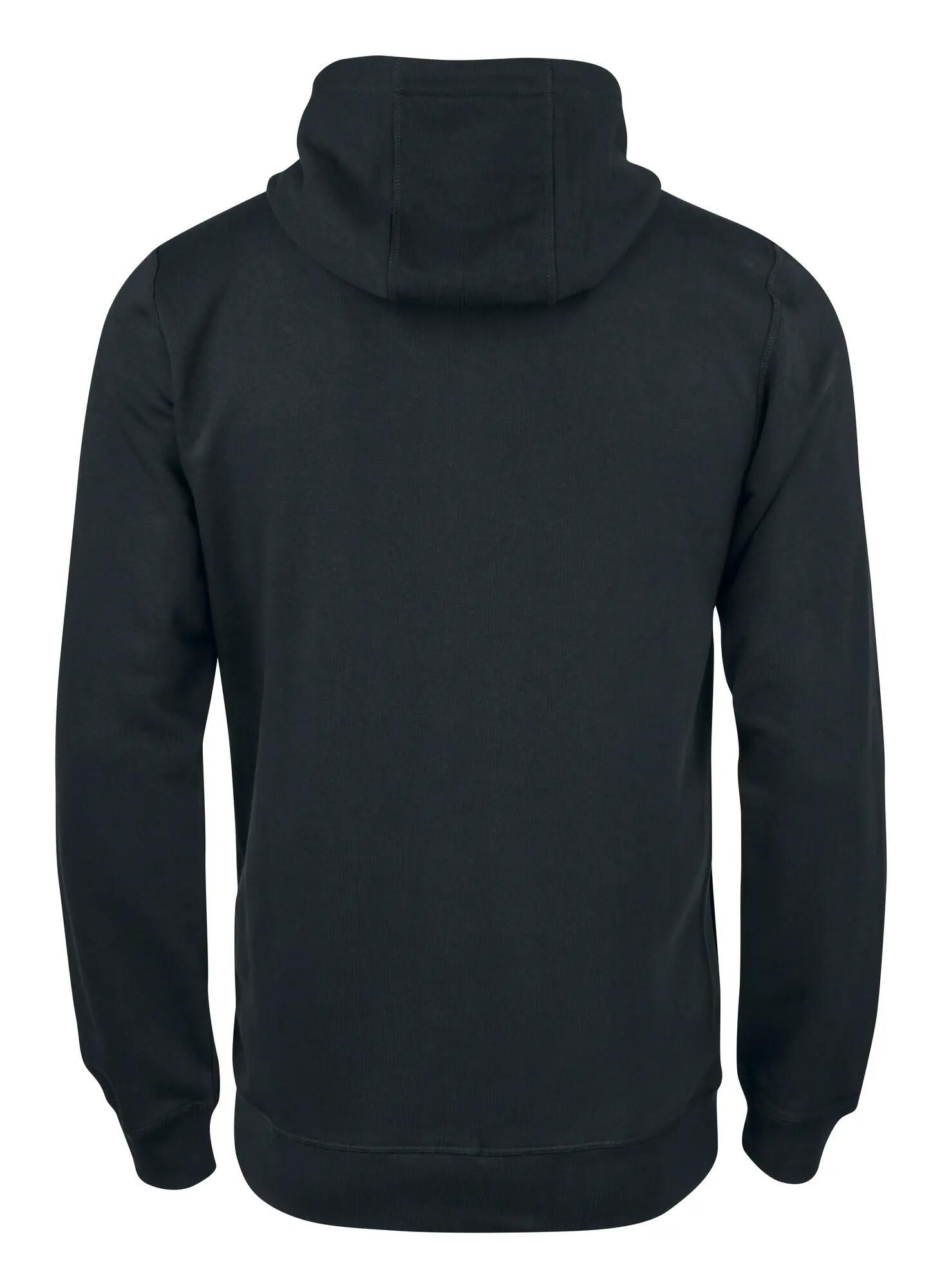 clique Premium OC Hoody Full Zip - sweat zippé en coton bio – black 2/4