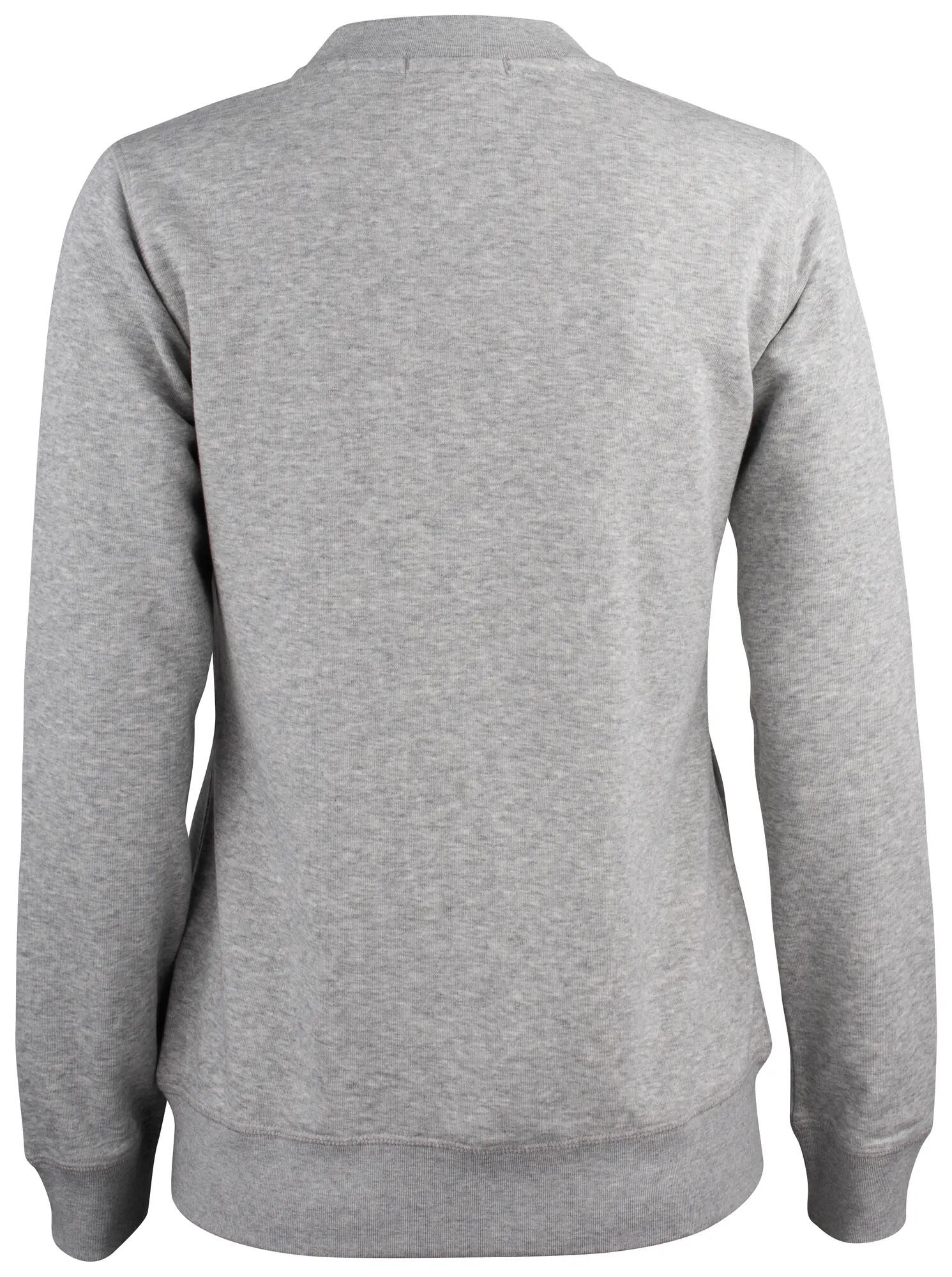 clique Cardigan Premium OC Mulher em algodão orgânico – grey melange 2/4