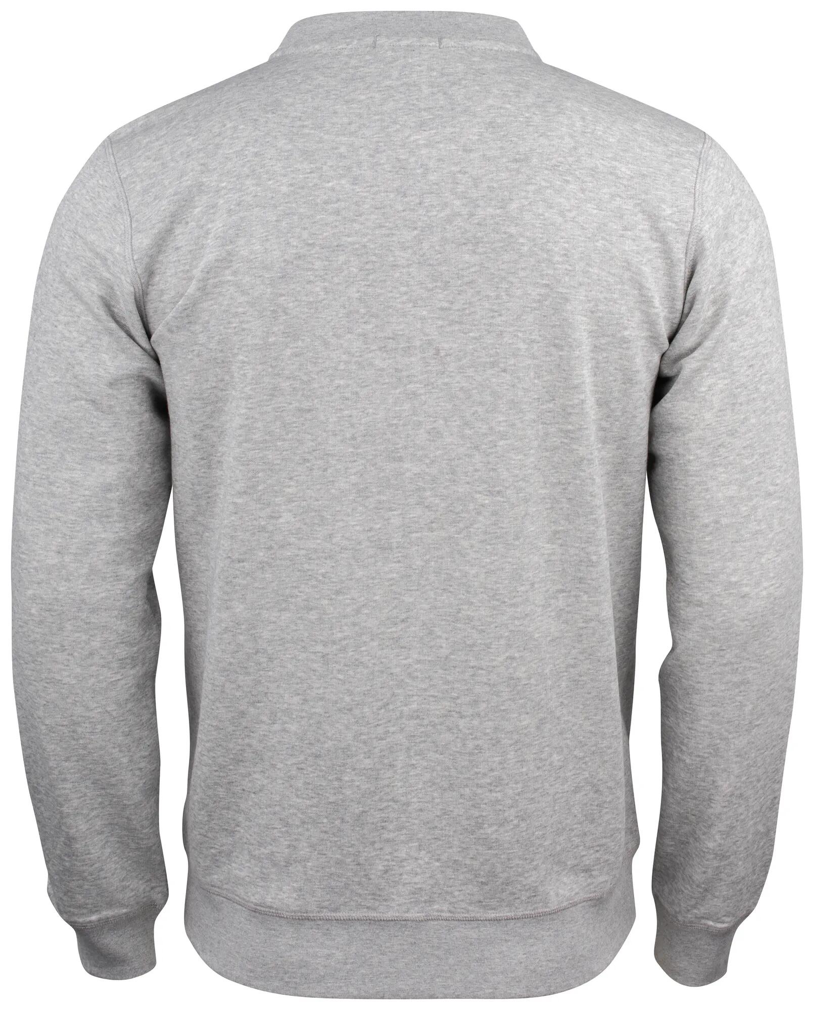 clique Premium OC Cardigan com fecho em algodão orgânico – grey melange 2/4