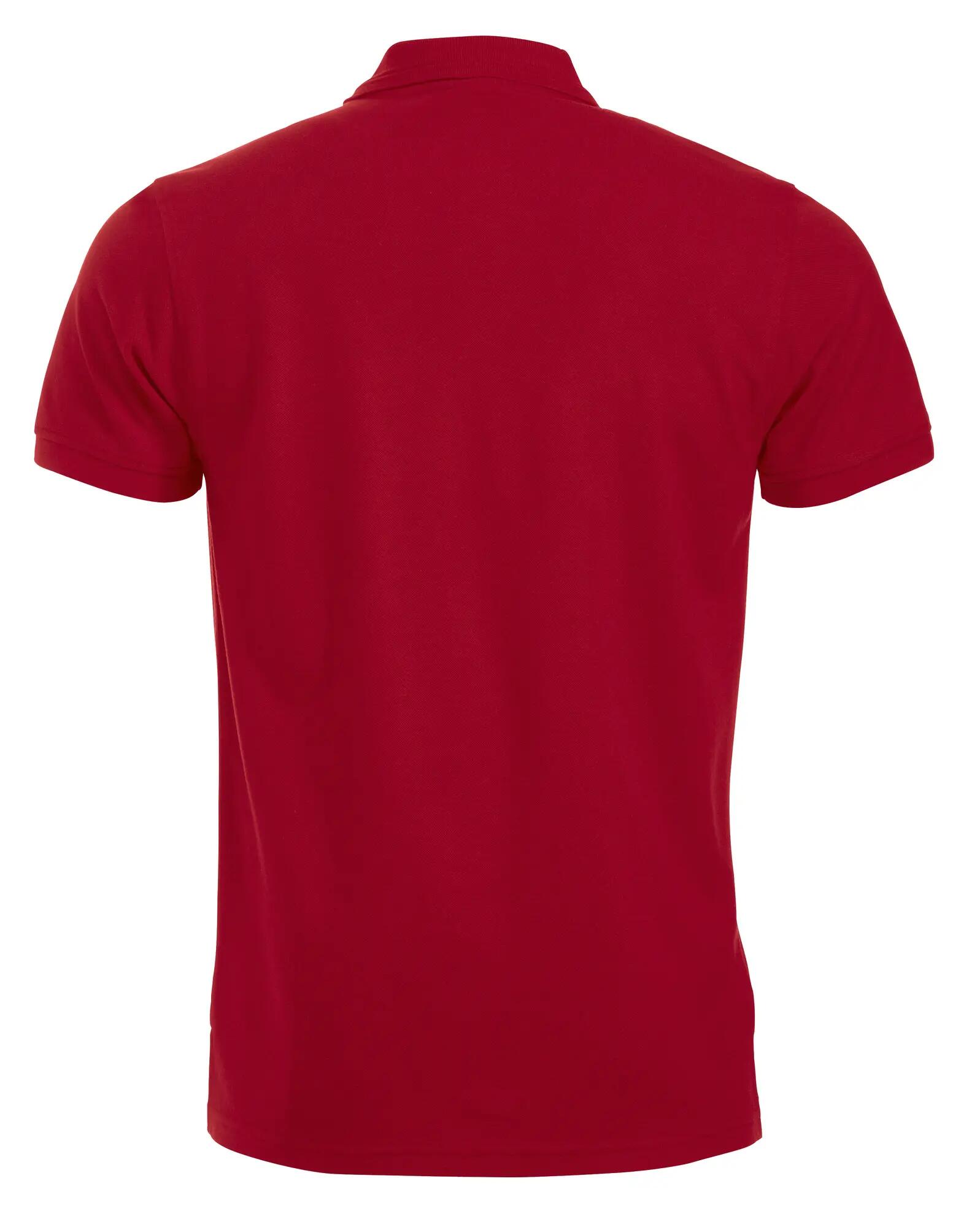 clique Polo Manhattan vermelho com riscas jacquard na gola – red 2/4