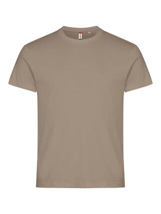 clique Basic-T Herren T-Shirt Slim Fit 100% Baumwolle - caffe latte