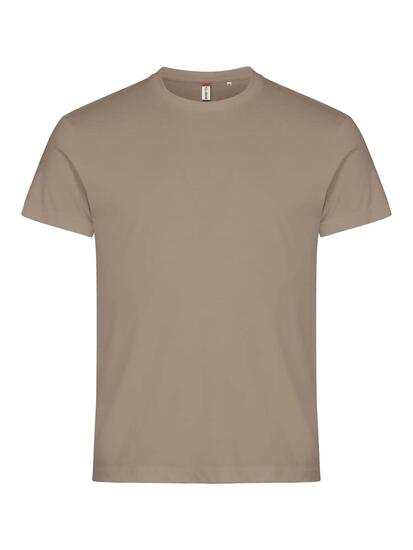 clique Basic-T Herren T-Shirt Slim Fit 100% Baumwolle - caffe latte