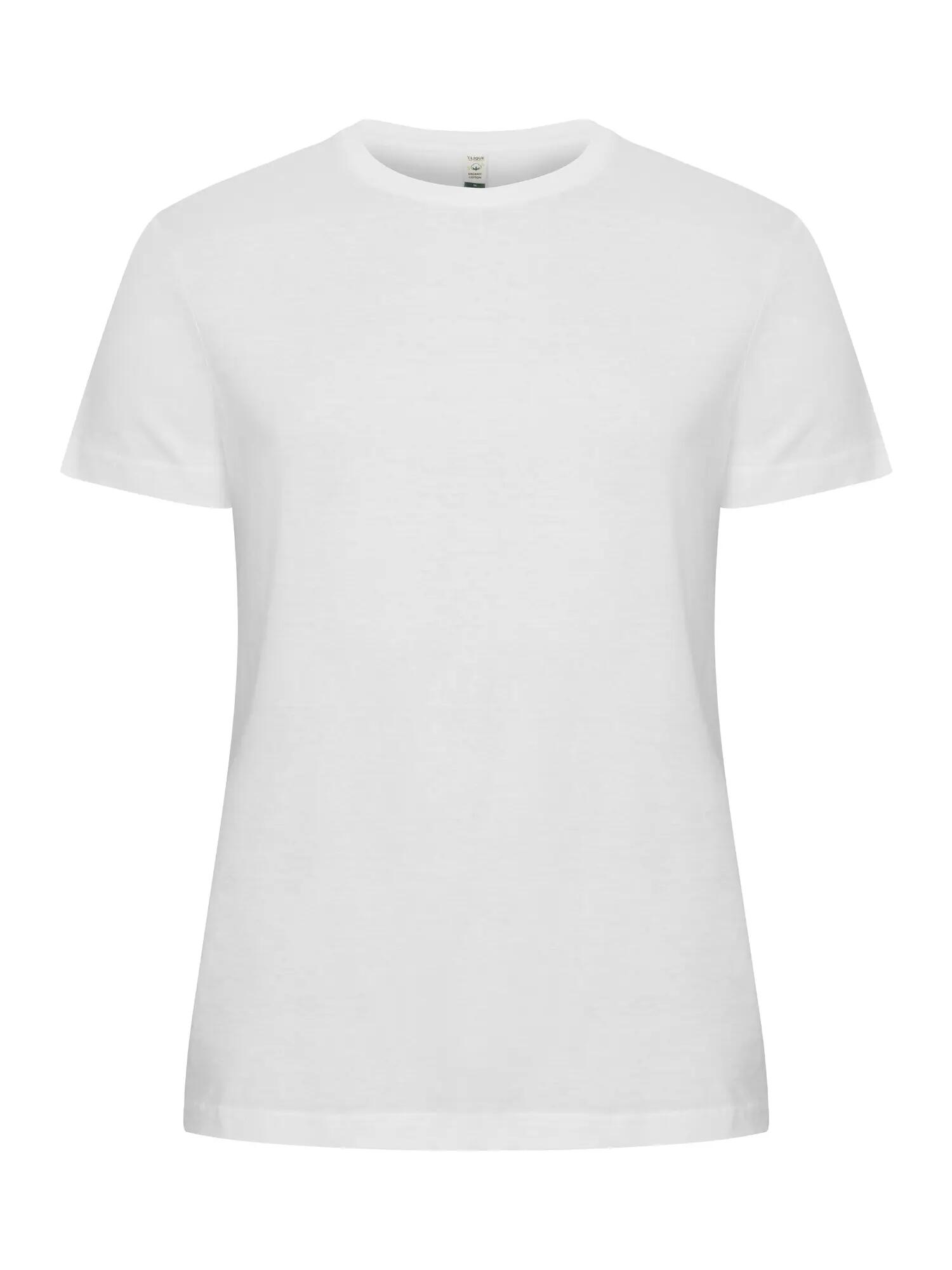 clique Classic OC-T Women T‑Shirt aus 100% Bio‑Baumwolle – white 1/4