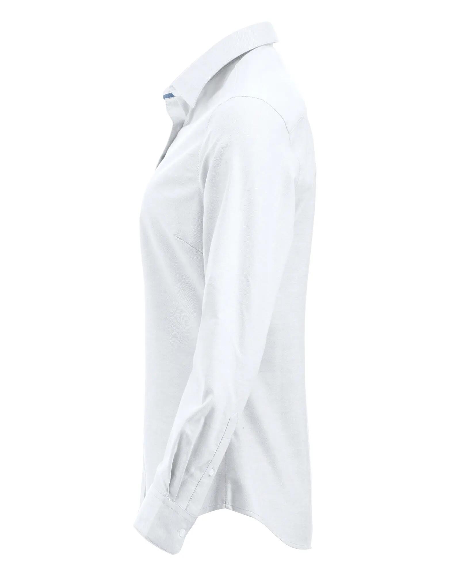 clique Garland Camisa Oxford de manga larga 100% algodón blanco – white 3/4