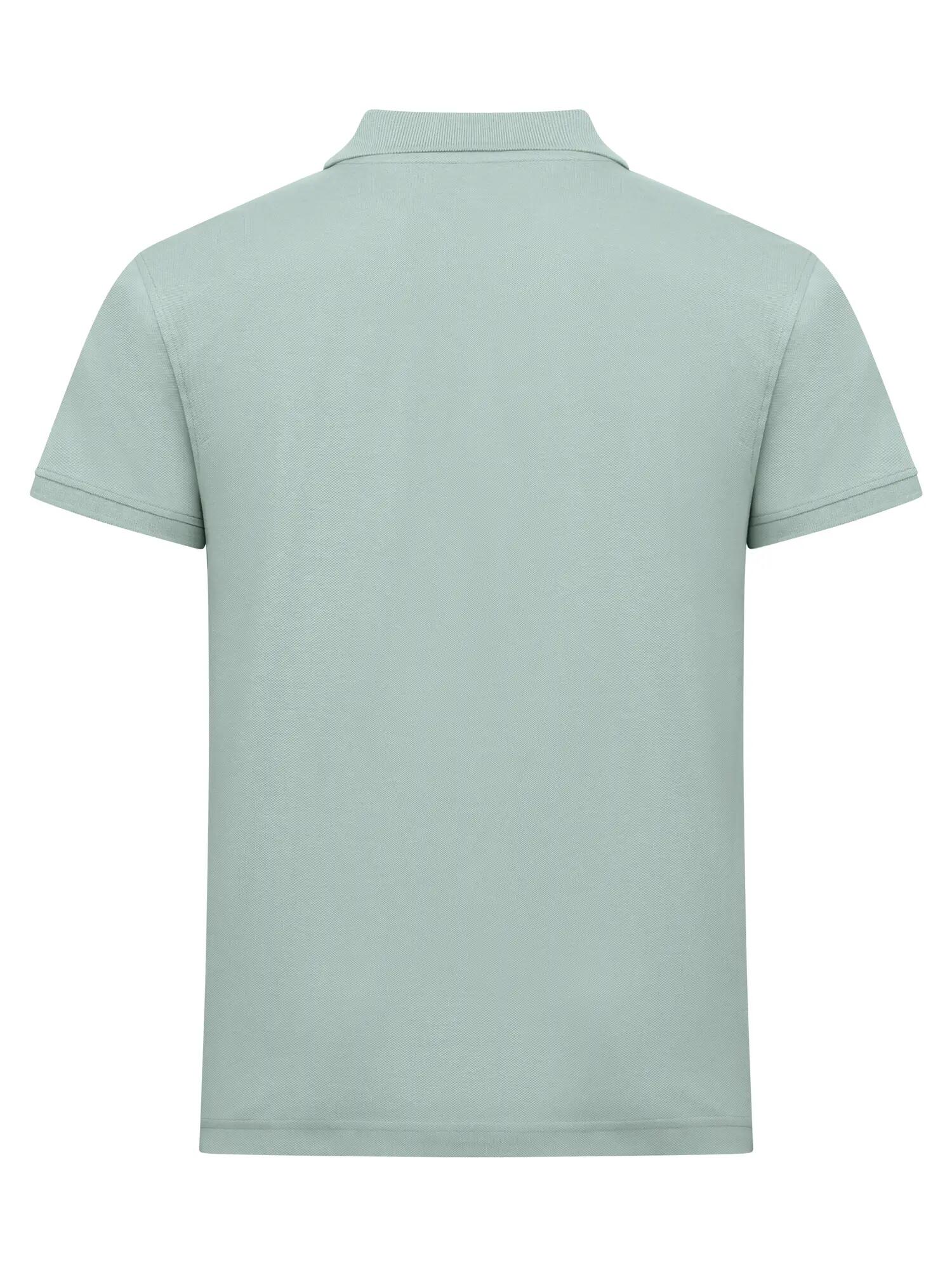 clique Classic Lincoln S/S polo katoen modern fit – Sage Green 4/4