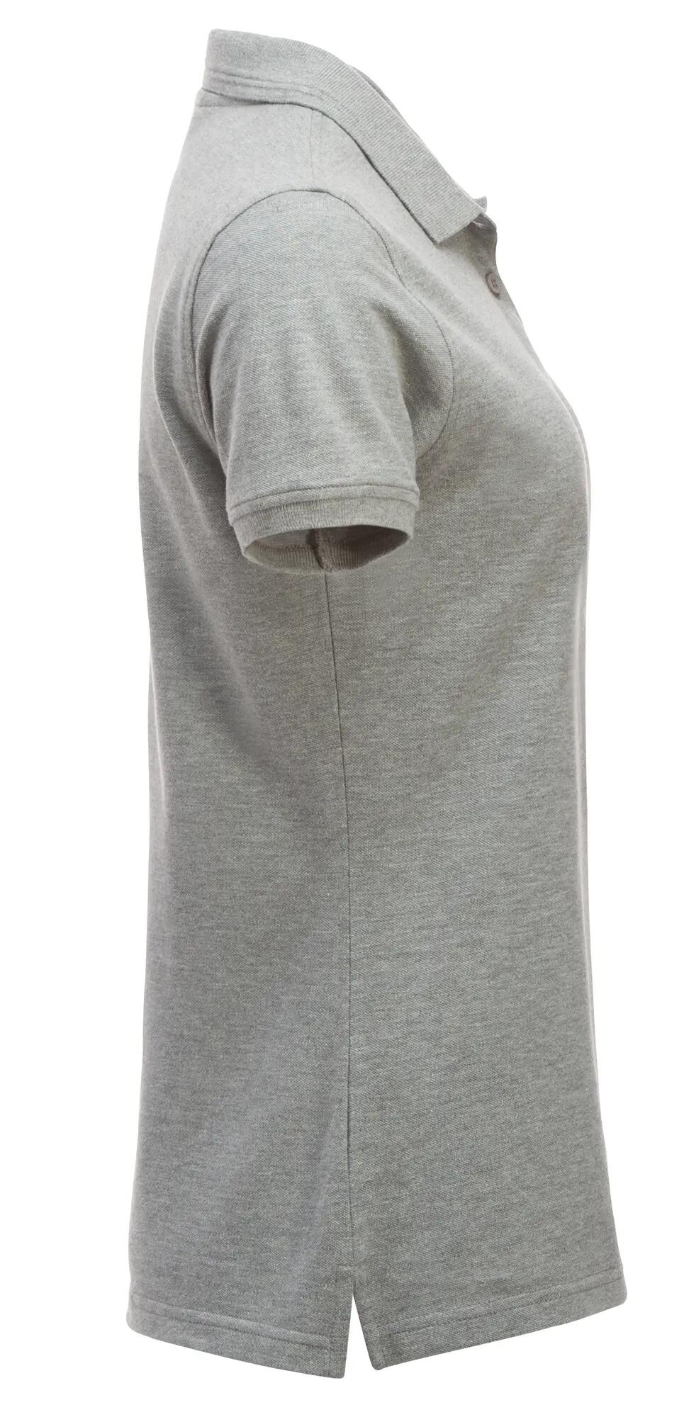clique Polo Manhattan Women grau meliert – grey melange 4/4