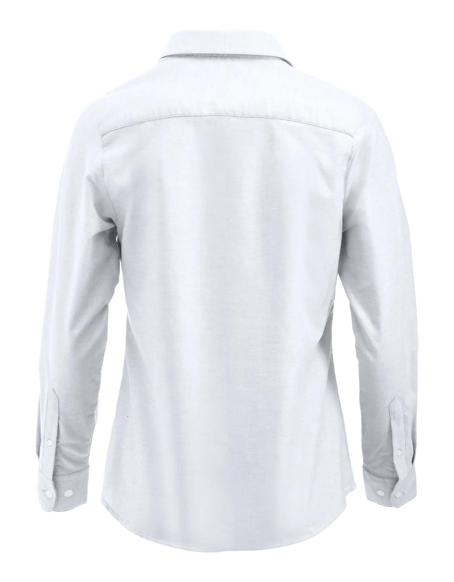 clique Garland Camisa Oxford de manga larga 100% algodón blanco – white 2/4