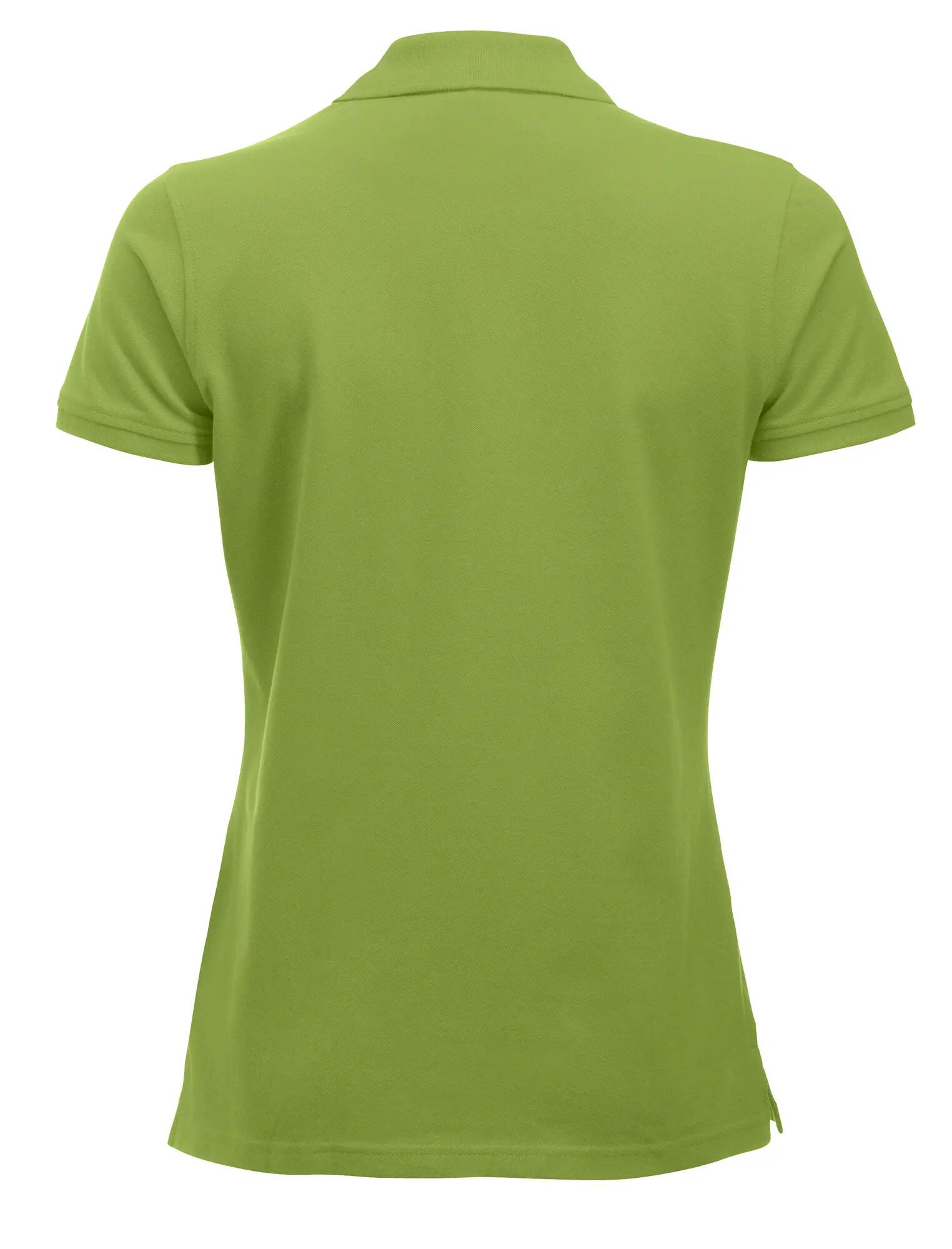 clique Classic Marion S/S Damespolo — moderne pasvorm, 100% katoen – light green 2/4