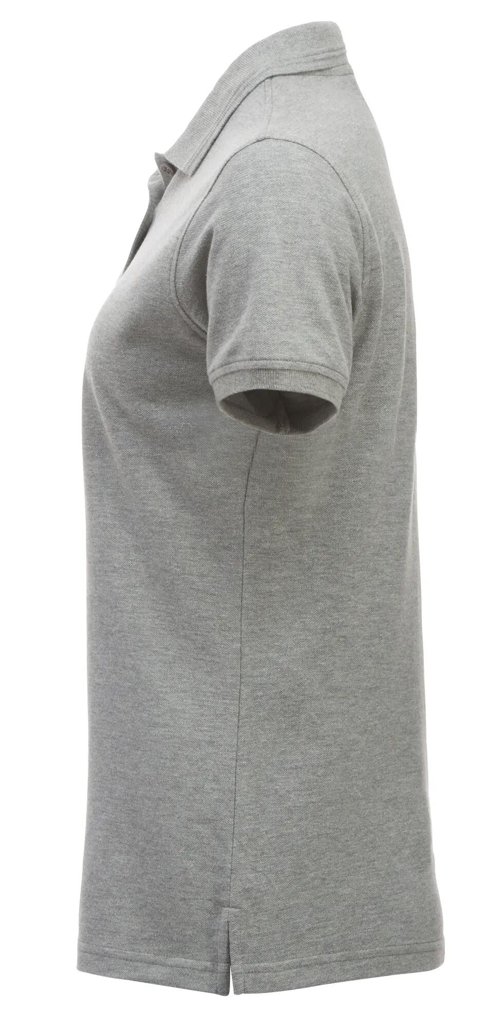 clique Polo Manhattan Women grau meliert – grey melange 3/4