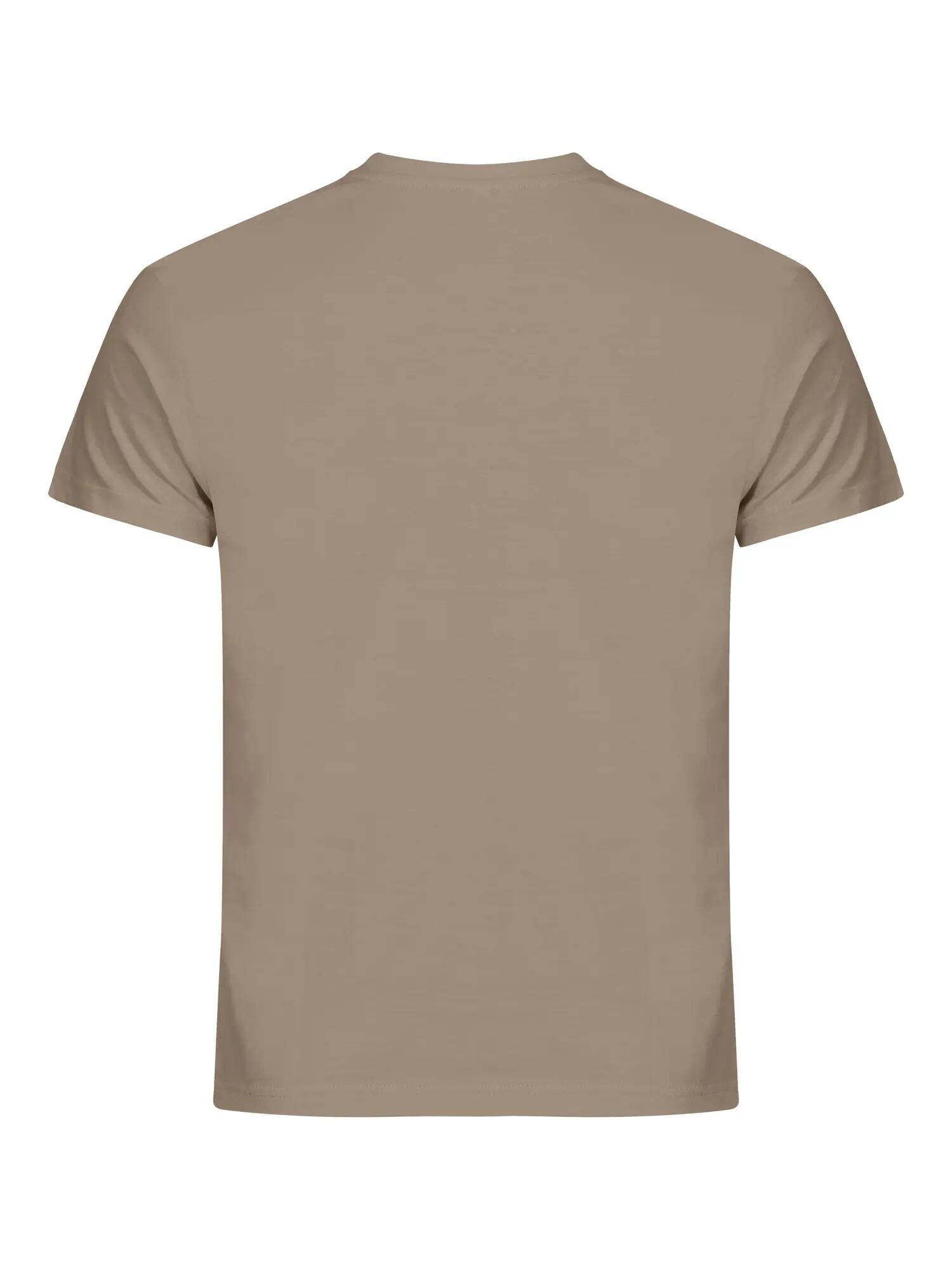 clique Basic-T T-shirt homem corte mais justo – caffe latte 3/5